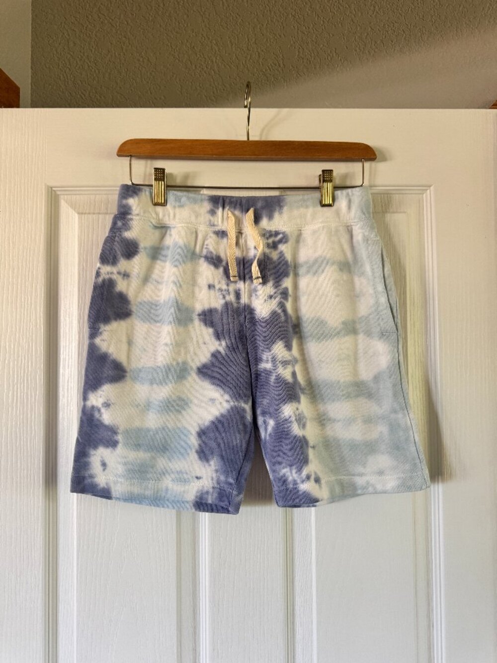 NWT J. Crew Crewcuts Boys' French Terry Short in Tie-dye, Size 12